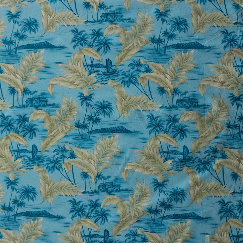 Island Areca Palm Peachskin Fabric | Islands Fabric