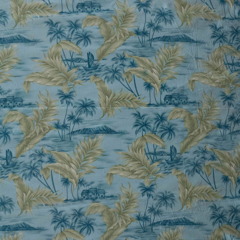 Island Areca Palm Peachskin Fabric | Islands Fabric
