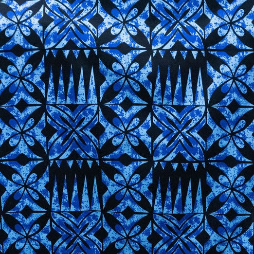 Traditional Tapa Design Cotton Light Barkcloth Fabric | Islands Fabric