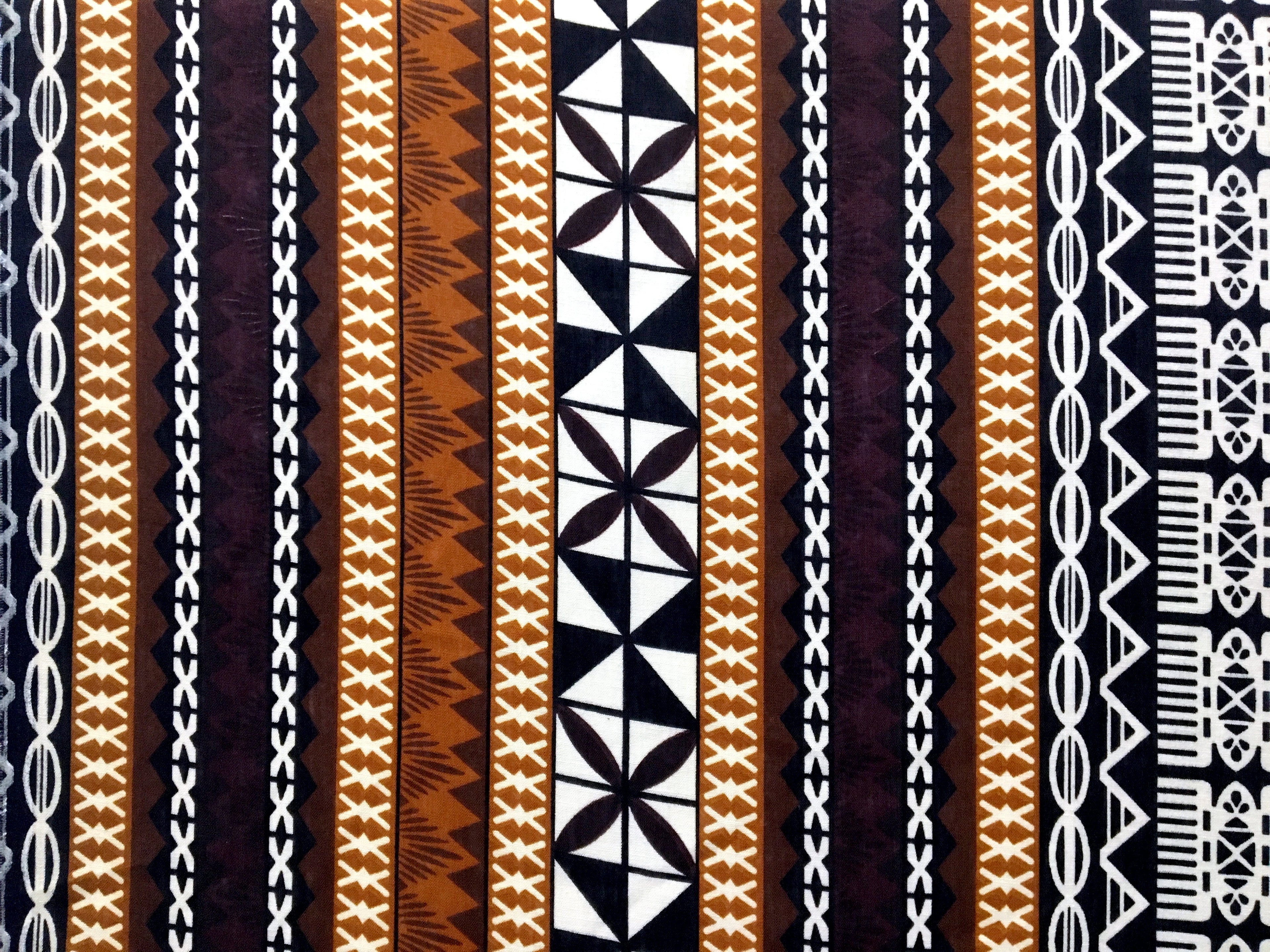 Fiji Turtle Border Poly Linen Fabric | Islands Fabric