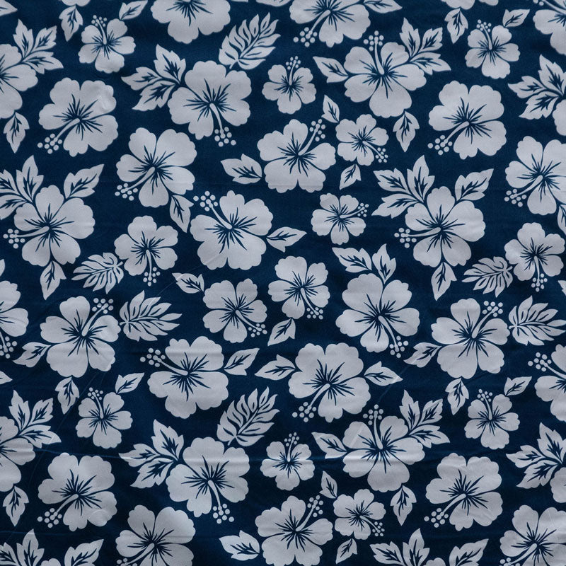 Hibiscus Flower Polyester Fabric | Islands Fabric
